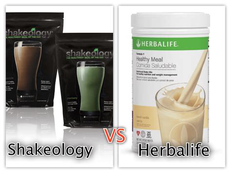 herbalife shakes vs shakeology.